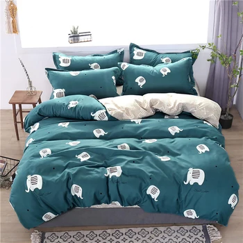 Thumbedding Cartoon Elephant Bedding Set King Size Classic Simple Duvet Cover Green Queen Full Twin Single Unique Design Bed Set
Thumbedding Cartoon Elephant Bedding Set King Size Classic Simple Duvet Cover Green Queen Full Twin Single Unique Design Bed Set