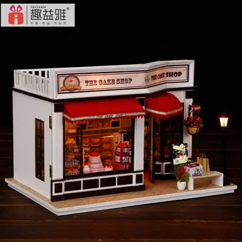 DIY Cake Shop 3D Hand-assembled Doll House Model Villa Educational Furniture Kit Puzzle Kids Birthday Gift Toys 
DIY Cake Shop 3D Hand-assembled Doll House Model Villa Educational Furniture Kit Puzzle Kids Birthday Gift Toys