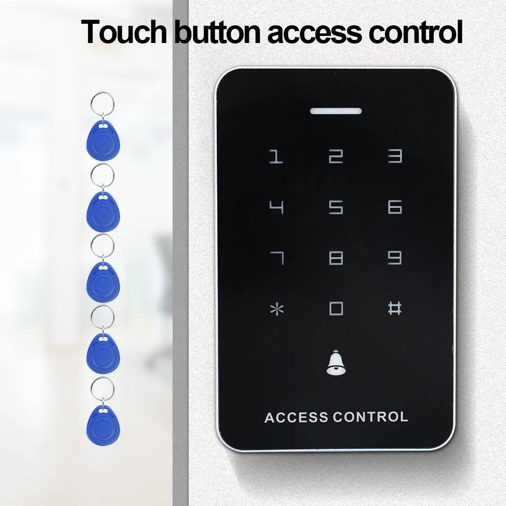 A3 touch button access control EM card password access control system access control system with 5 Keyfobs
A3 touch button access control EM card password access control system access control system with 5 Keyfobs