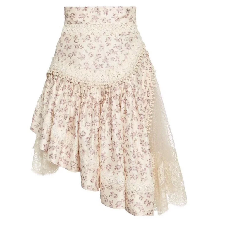 2019 Autumn New Fashion Lace Mesh Patchwork Woman Elegant Skirts High Waist Floral Print Ruffles Pleated Irregular Skirts
2019 Autumn New Fashion Lace Mesh Patchwork Woman Elegant Skirts High Waist Floral Print Ruffles Pleated Irregular Skirts