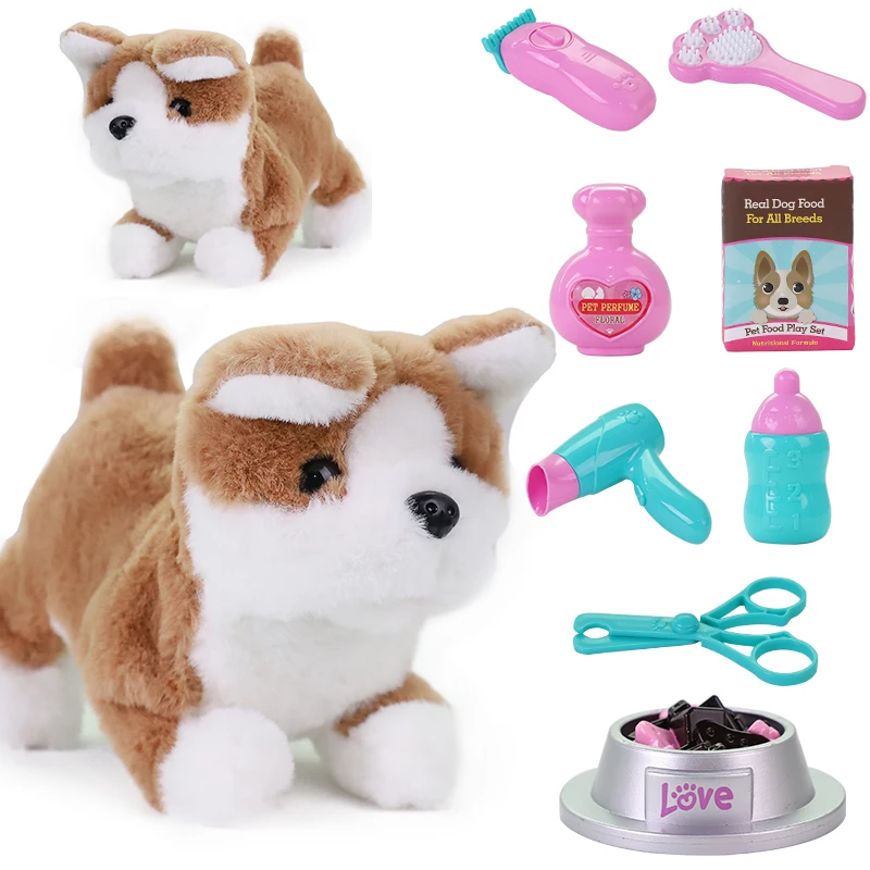 Electric Toys Walking Talking Action Figures Dogs Plush Toy Cute Simulation Pets Lifelike Baby Dolls Birthday Gifts for Children
Electric Toys Walking Talking Action Figures Dogs Plush Toy Cute Simulation Pets Lifelike Baby Dolls Birthday Gifts for Children