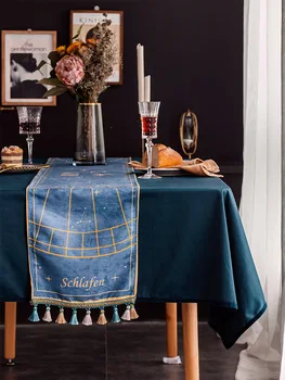New Table Runner Printed Gold European Style Tassel Table Runner Waterproof Cloth Table Runner Long Christmas Decor Tablecloth
New Table Runner Printed Gold European Style Tassel Table Runner Waterproof Cloth Table Runner Long Christmas Decor Tablecloth