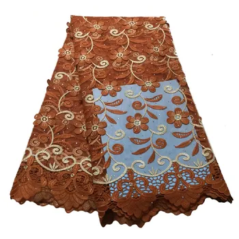 African lace fabric african french lace with stone tulle net lace 5yards embroidered nigerian lace fabric for dress PL31419
African lace fabric african french lace with stone tulle net lace 5yards embroidered nigerian lace fabric for dress PL31419