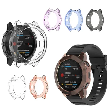 For Garmin Fenix 6 6S 6X tective Case Cover TPU Soft Silicone Transparent Shell For Fenix 6 Pro/6S Pro/6X Pro 5X Plus Watch Case
For Garmin Fenix 6 6S 6X tective Case Cover TPU Soft Silicone Transparent Shell For Fenix 6 Pro/6S Pro/6X Pro 5X Plus Watch Case
