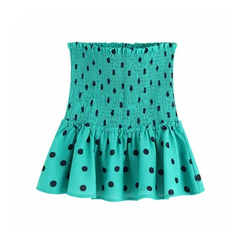 Women sweet dots Print pleated Mini Skirt Faldas Mujer elastic high waist pleated Female Casual Summer Basic Chic Skirts
Women sweet dots Print pleated Mini Skirt Faldas Mujer elastic high waist pleated Female Casual Summer Basic Chic Skirts