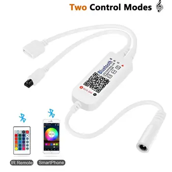 Bluetooth Controller, Wireless Bluetooth LED Strip Light Controller with 24 Keys IR Remote Control for RGB Light JK
Bluetooth Controller, Wireless Bluetooth LED Strip Light Controller with 24 Keys IR Remote Control for RGB Light JK