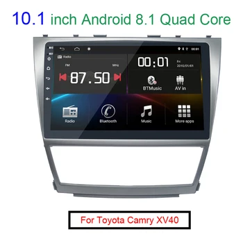 

FEELDO 10.1 " Bigger HD Screen Android 8.1 Quad Core Car Media Player With GPS Navi Radio For Toyota Camry XV40 /Daihatsu Altis
