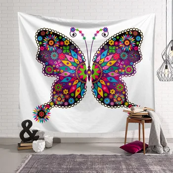 Flower Butterfly Tapestry 3D Printing Tapestrying Rectangular Home Decor Wall Hanging 02
Flower Butterfly Tapestry 3D Printing Tapestrying Rectangular Home Decor Wall Hanging 02