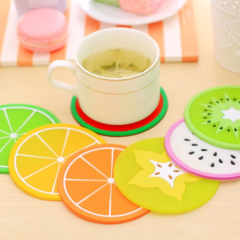 7pc/set Colorful Mini coaster for table desk hot Silicone cup mat placemat stand hot fruit drink Pad for kitchen Pad Slip Holder
7pc/set Colorful Mini coaster for table desk hot Silicone cup mat placemat stand hot fruit drink Pad for kitchen Pad Slip Holder