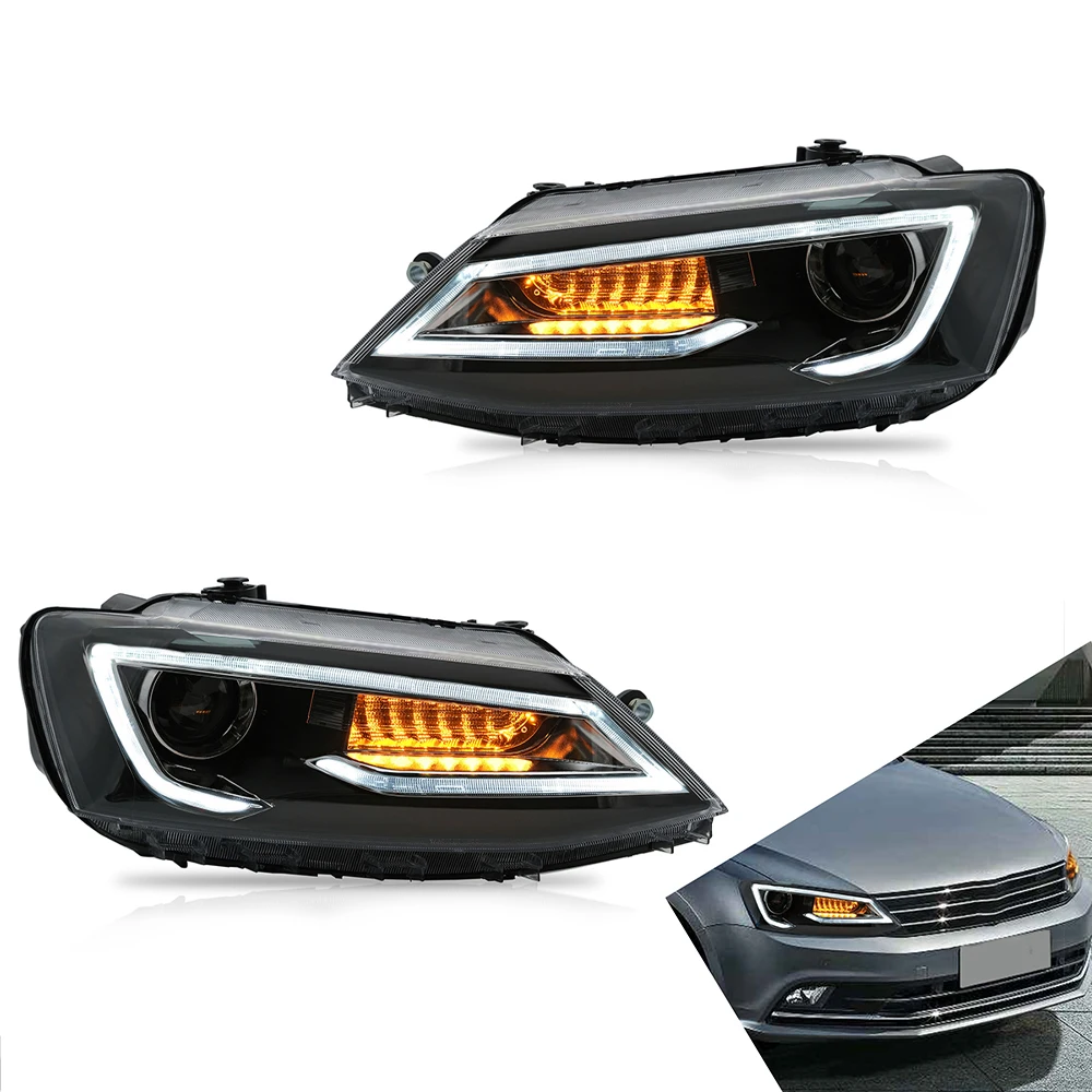 Headlight for Volkswagen JETTA 2012-UP Normal Demon Eyes 2 Editions with Moving Turn Signal Dual Beam Lens Car Accessories 
Headlight for Volkswagen JETTA 2012-UP Normal Demon Eyes 2 Editions with Moving Turn Signal Dual Beam Lens Car Accessories