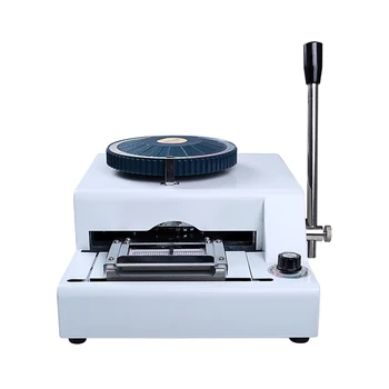 Embosser 72 Character Card Embossing Machine for PVC Gift Card Credit VIP ID Membership Stamping Embossing
Embosser 72 Character Card Embossing Machine for PVC Gift Card Credit VIP ID Membership Stamping Embossing