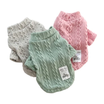 Classic Solid Dog Sweater Winter Pullover Knitted Crochet Clothes for Small Dogs Chihuahua Cat Christmas Pet Costume Jersey
Classic Solid Dog Sweater Winter Pullover Knitted Crochet Clothes for Small Dogs Chihuahua Cat Christmas Pet Costume Jersey