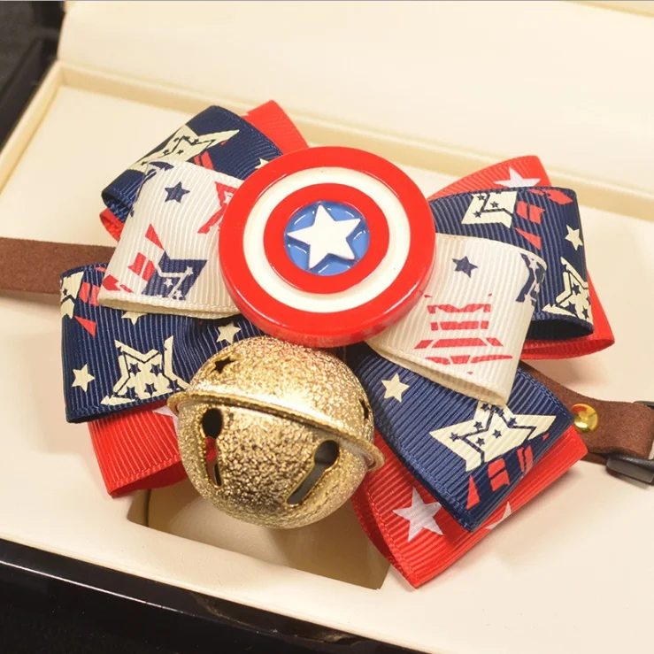 Cat and Dog Cute Bell Bow Tie Pet Bow Tie Dog Bow Tie Pet Hang Delicate Pet Bow Tie Decoration American Captain Pet Bow Tie
Cat and Dog Cute Bell Bow Tie Pet Bow Tie Dog Bow Tie Pet Hang Delicate Pet Bow Tie Decoration American Captain Pet Bow Tie