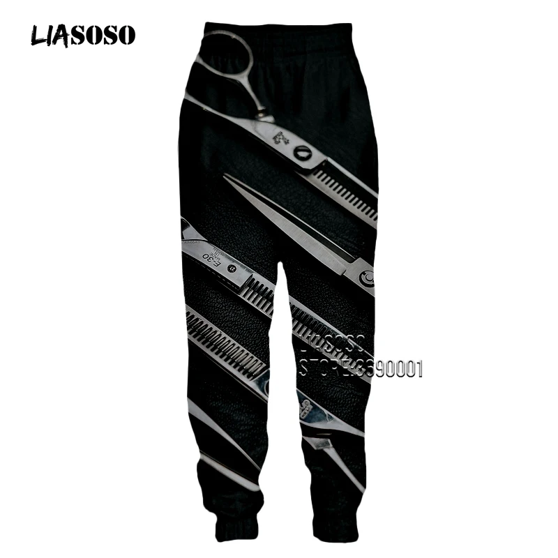 LIASOSO 3D Print Men Women Sweatpants Barber Shop Barber Scissors Clipper Comb Retro Casual Sweat Pants Jogging Pants Outerwear
LIASOSO 3D Print Men Women Sweatpants Barber Shop Barber Scissors Clipper Comb Retro Casual Sweat Pants Jogging Pants Outerwear