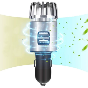 2 Pcs Ion Car Deodorizer,Car Air Purifier Ion Generator Plug-in Car Air Freshener with Dual USB Charger
2 Pcs Ion Car Deodorizer,Car Air Purifier Ion Generator Plug-in Car Air Freshener with Dual USB Charger