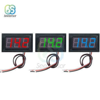 3 Wire 0.56" Mini LED Digital Voltmeter Voltage Meter Volt Tester for Car Motorcycle DC 0-30V 0.56 inch Red Green Blue
3 Wire 0.56" Mini LED Digital Voltmeter Voltage Meter Volt Tester for Car Motorcycle DC 0-30V 0.56 inch Red Green Blue
