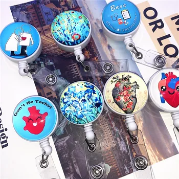 High quality Dentist heart Doctors nurse Office Retractable Pull Badge ID Lanyard Name Tag Card Badge Holder Key Ring Chain Clip
High quality Dentist heart Doctors nurse Office Retractable Pull Badge ID Lanyard Name Tag Card Badge Holder Key Ring Chain Clip
