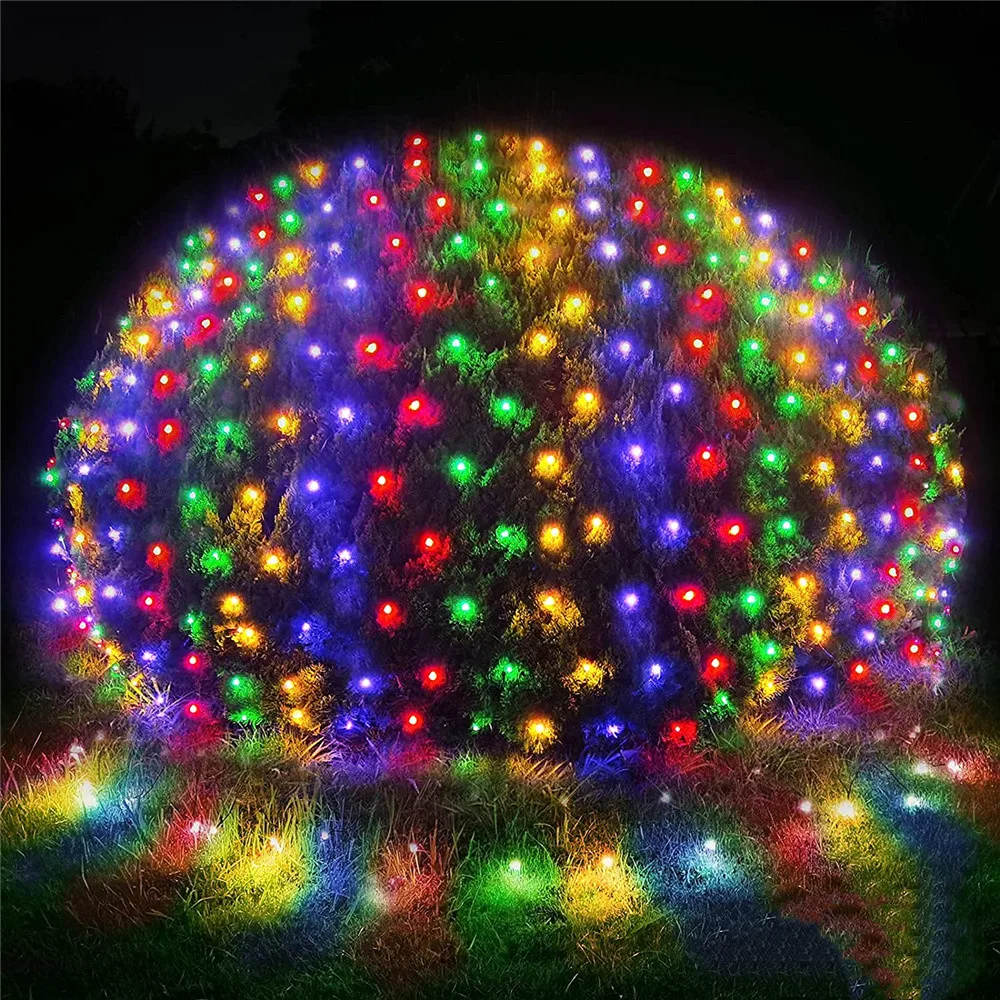 6X4M 672 Leds Christmas Garlands LED String Christmas Net Lights Fairy Xmas Party Garden Wedding Decoration Curtain Lights
6X4M 672 Leds Christmas Garlands LED String Christmas Net Lights Fairy Xmas Party Garden Wedding Decoration Curtain Lights