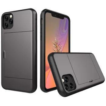 30pcs/lot Shockproof Cover For iPhone 11 Pro Armor Detachable Hard Case with Card Slot For iPhone 11 Pro Max
30pcs/lot Shockproof Cover For iPhone 11 Pro Armor Detachable Hard Case with Card Slot For iPhone 11 Pro Max