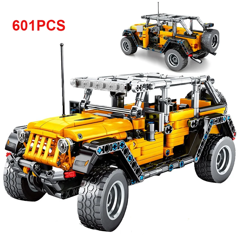 601PCS Mechanical Pull Back Car Model Building Blocks Jeeped Off-road Vehicle Compatible City Technic Car Bricks Toys For Kids
601PCS Mechanical Pull Back Car Model Building Blocks Jeeped Off-road Vehicle Compatible City Technic Car Bricks Toys For Kids
