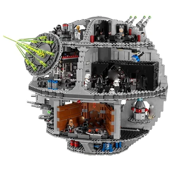05063 Star Wars Classic 4016Pcs Death star UCS LegoINGlys 79159 model Building kits Block Bricks Toys for Children gift 
05063 Star Wars Classic 4016Pcs Death star UCS LegoINGlys 79159 model Building kits Block Bricks Toys for Children gift