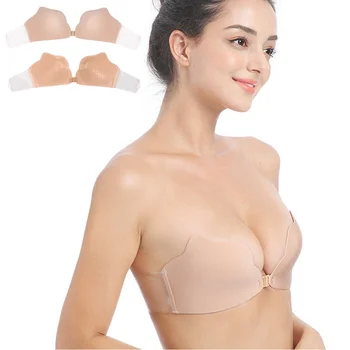 Sexy Lingerie Women Invisible Bra Push Up Strapless Self-Adhesive Silicone Brassiere Front Closure Sticky Backless Bralette
Sexy Lingerie Women Invisible Bra Push Up Strapless Self-Adhesive Silicone Brassiere Front Closure Sticky Backless Bralette