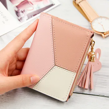 Korean Style Women 's Short Wallet Contrasting Color Fashion Tassel Wallet Card Holder Women 's Handbag Bag
Korean Style Women 's Short Wallet Contrasting Color Fashion Tassel Wallet Card Holder Women 's Handbag Bag