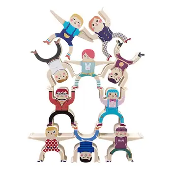 12pcs Hercules Shaped Stacking Blocks Game Kids Acrobatic Troupe Balancing Training Board Parent-child Interactive Game Toy Gift
12pcs Hercules Shaped Stacking Blocks Game Kids Acrobatic Troupe Balancing Training Board Parent-child Interactive Game Toy Gift