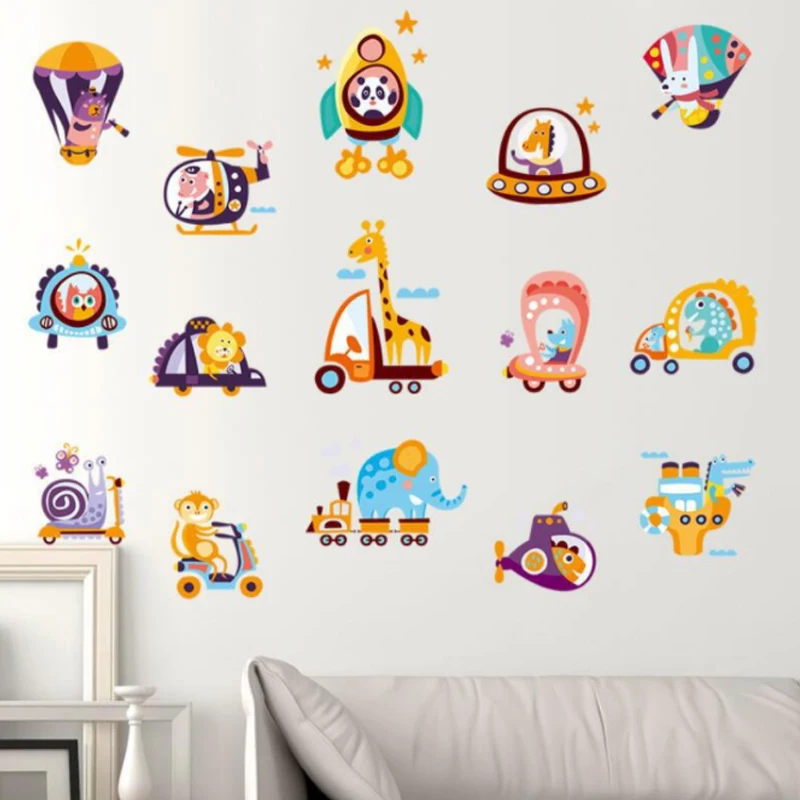 Cartoon Small Animals Sea land And Air Kindergarten Layout Children's Room Decoration Wall Stickers Removable Cartoon Stickers
Cartoon Small Animals Sea land And Air Kindergarten Layout Children's Room Decoration Wall Stickers Removable Cartoon Stickers