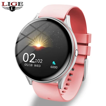LIGE New Full Touch Screen Smart Watch Women Multifunctional Exercise Heart Rate Blood Pressure IP67 Waterproof Smartwatch +Box
LIGE New Full Touch Screen Smart Watch Women Multifunctional Exercise Heart Rate Blood Pressure IP67 Waterproof Smartwatch +Box