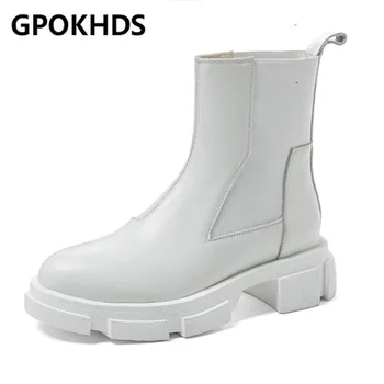 GPOKHDS 2021 women soft ankle boots cow leather slip on boots winter short plush round toe high heels women boots
GPOKHDS 2021 women soft ankle boots cow leather slip on boots winter short plush round toe high heels women boots