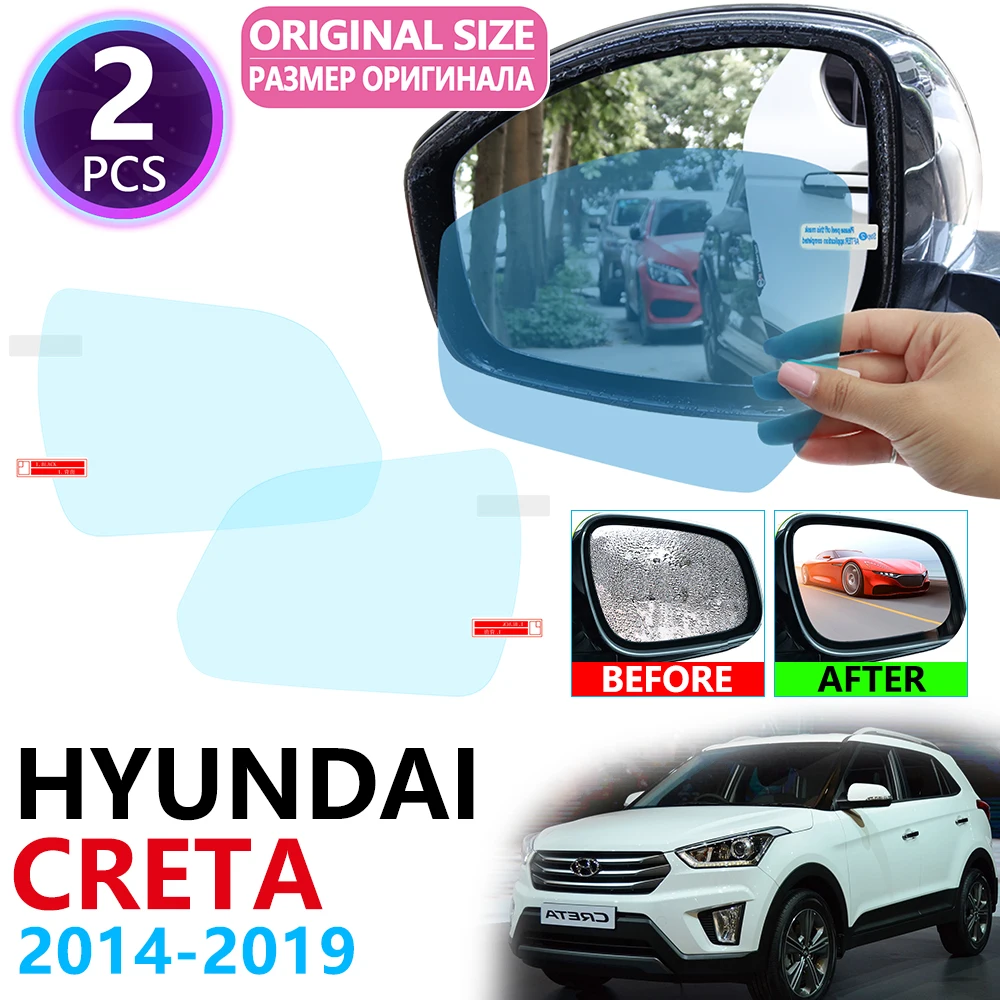 for Hyundai Creta ix25 2014~2019 Full Cover Rearview Mirror Anti-Fog Rainproof Anti Fog Film Accessories 2015 2016 2017 2018
for Hyundai Creta ix25 2014~2019 Full Cover Rearview Mirror Anti-Fog Rainproof Anti Fog Film Accessories 2015 2016 2017 2018