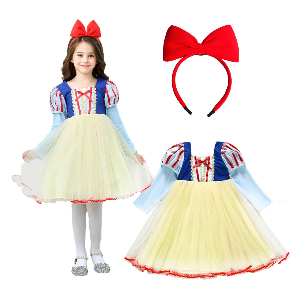 2020 NEW Kids Girls Snow White Cosplay Dress for Halloween Party Costume Snow White Princess Girls Dress Halloween Gifts dress
2020 NEW Kids Girls Snow White Cosplay Dress for Halloween Party Costume Snow White Princess Girls Dress Halloween Gifts dress