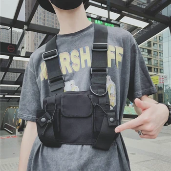 Chao brand personality Joker chest bag men outdoor tactical charter can vest bag street trend multifunctional vest bag women
Chao brand personality Joker chest bag men outdoor tactical charter can vest bag street trend multifunctional vest bag women