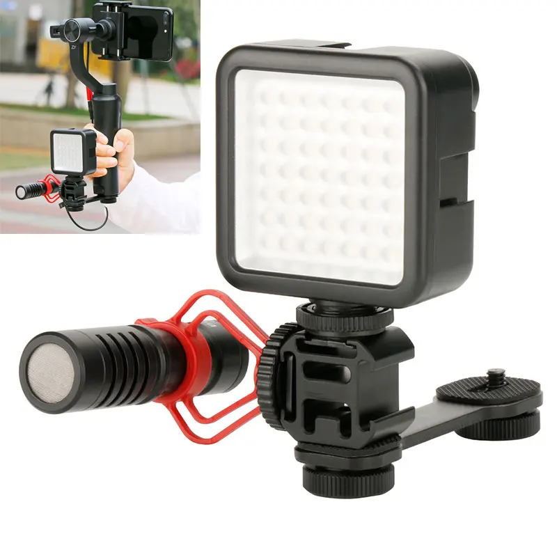 Адаптер для микрофона Zhiyun крепление на горячий башмак светильник штатив DJI Osmo Mobile