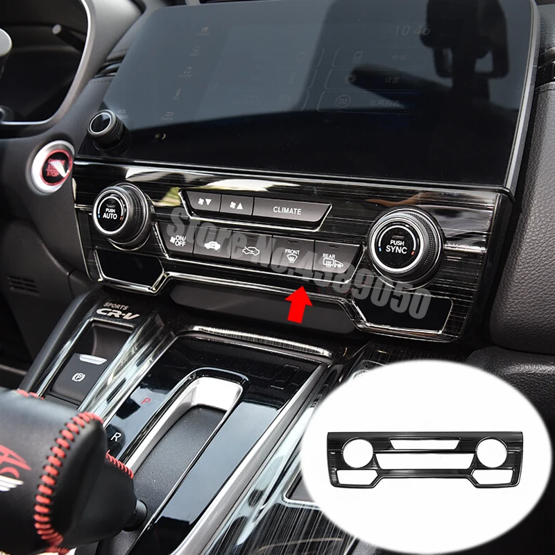 Stainless steel For Honda CR-V CRV 2017 2018 2019 2020 accessories Car air conditioner Switch panel Cover Trim Car styling 1pcs
Stainless steel For Honda CR-V CRV 2017 2018 2019 2020 accessories Car air conditioner Switch panel Cover Trim Car styling 1pcs