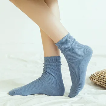 Retro Solid Color Women Lady Cotton Loose Socks Autumn Winter Girl Knitting 4 Seasons Basic Daily Socks
Retro Solid Color Women Lady Cotton Loose Socks Autumn Winter Girl Knitting 4 Seasons Basic Daily Socks