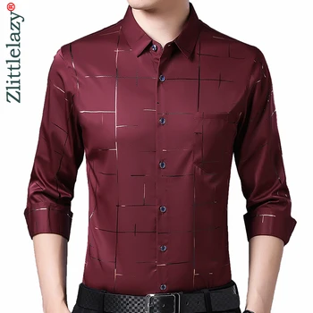 2020 brand long sleeve men social shirt spring pocket casual striped shirts dress mens slim regular fit clothes fashions 0024
2020 brand long sleeve men social shirt spring pocket casual striped shirts dress mens slim regular fit clothes fashions 0024