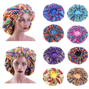 38cm Large Print Satin Bonnet Hair Caps Sleep African Pattern Print Fabric Ankara Night Hat Hair Loss Tools Styling Cover
38cm Large Print Satin Bonnet Hair Caps Sleep African Pattern Print Fabric Ankara Night Hat Hair Loss Tools Styling Cover