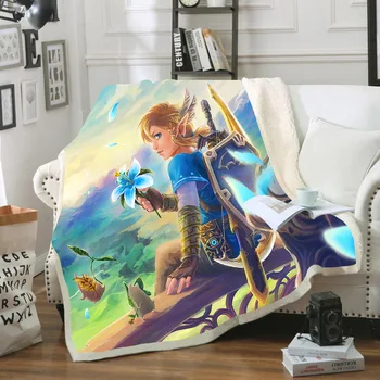 The Legend of Zelda Funny Character Blanket 3D Print Sherpa Blanket on Bed Home Textiles Dreamlike Style 03 
The Legend of Zelda Funny Character Blanket 3D Print Sherpa Blanket on Bed Home Textiles Dreamlike Style 03