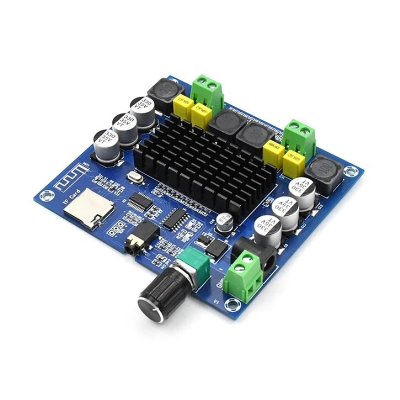XH-A314 Bluetooth 5.0 TPA3116 50W+50W digital Power amplifier board Stereo Audio AMP Module Support TF Card AUX Home Theater
XH-A314 Bluetooth 5.0 TPA3116 50W+50W digital Power amplifier board Stereo Audio AMP Module Support TF Card AUX Home Theater