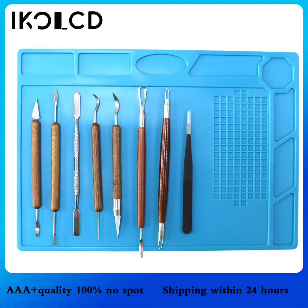 1pc Heat Insulation Silicone Soldering Station Pad Desk Soldering Mat For Welding Station Repair Maintenance Platform 322X228 mm
1pc Heat Insulation Silicone Soldering Station Pad Desk Soldering Mat For Welding Station Repair Maintenance Platform 322X228 mm