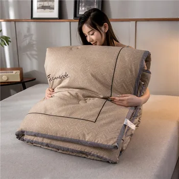 Quilt winter quilt core thickened warm space student dormitory single double spring and autumn all season cotton quilt
Quilt winter quilt core thickened warm space student dormitory single double spring and autumn all season cotton quilt