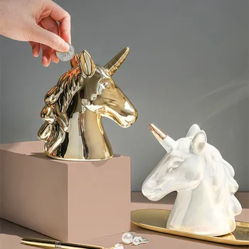 MODERN CREATIVE DREAM COLOR CERAMICS UNICORN PIGGY BANK ART SCULPTURE ANIMALS STATUE CERAMICS CRAFTS DECORATIONS FOR HOME R3528
MODERN CREATIVE DREAM COLOR CERAMICS UNICORN PIGGY BANK ART SCULPTURE ANIMALS STATUE CERAMICS CRAFTS DECORATIONS FOR HOME R3528