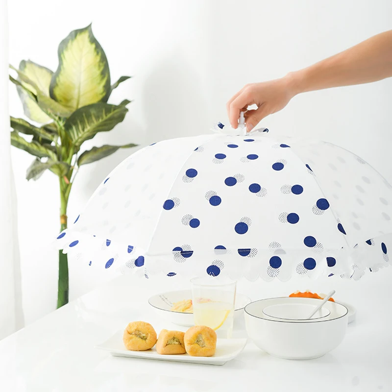 1Pcs Umbrella Style Food Cover Anti Fly Mosquito Foldable Cake Fruit Dish Cover Protector Grid Home Kitchen Gadgets
1Pcs Umbrella Style Food Cover Anti Fly Mosquito Foldable Cake Fruit Dish Cover Protector Grid Home Kitchen Gadgets