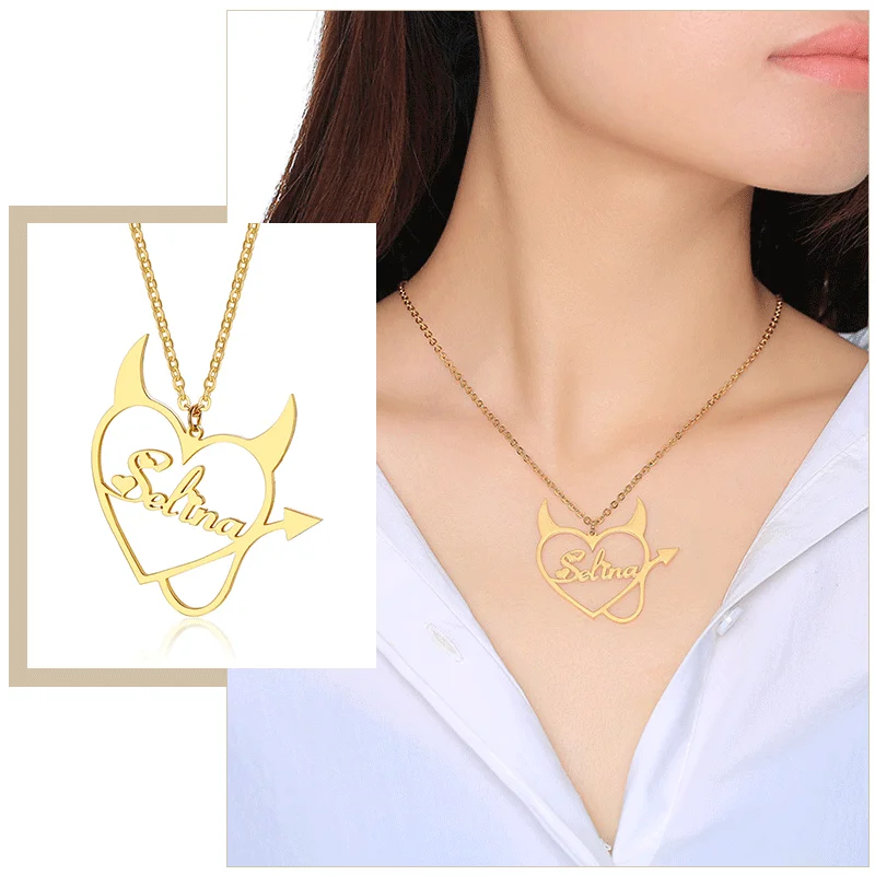 Women's Cute Cat Style Customize Stainless Steel Name Choker Necklace Personalized Letter Pendant Nameplate Gift
Women's Cute Cat Style Customize Stainless Steel Name Choker Necklace Personalized Letter Pendant Nameplate Gift