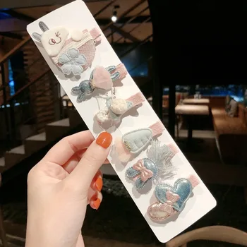 6Pcs/set Baby hairpin princess cute suit hairpin baby does not hurt sweaty hair clip clip cloth hair accessories
6Pcs/set Baby hairpin princess cute suit hairpin baby does not hurt sweaty hair clip clip cloth hair accessories