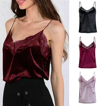 Solid Women Lace up Sleeveless Lace Tanks Cami Top
Solid Women Lace up Sleeveless Lace Tanks Cami Top