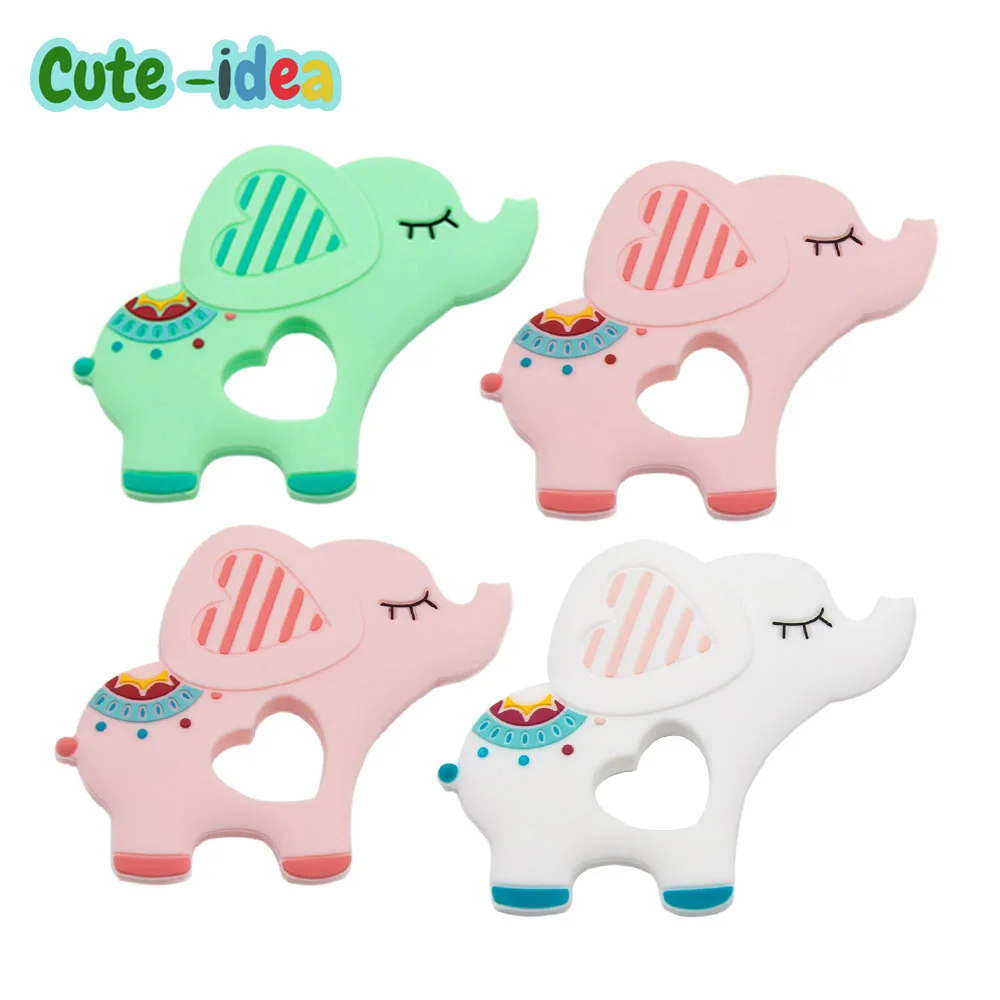 Cute-idea 1pc Silicone Elephant Baby Teethers rodent beads chew Necklace Pacifier Chain Pendant Food Grade Silicone BPA Free DIY
Cute-idea 1pc Silicone Elephant Baby Teethers rodent beads chew Necklace Pacifier Chain Pendant Food Grade Silicone BPA Free DIY