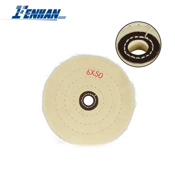 Cotton Polishing 6x50 Inner Hole 16mm Buffing Wheel For Car Polishing Wood Abrasive Tool White Cloth Wheel
Cotton Polishing 6x50 Inner Hole 16mm Buffing Wheel For Car Polishing Wood Abrasive Tool White Cloth Wheel
